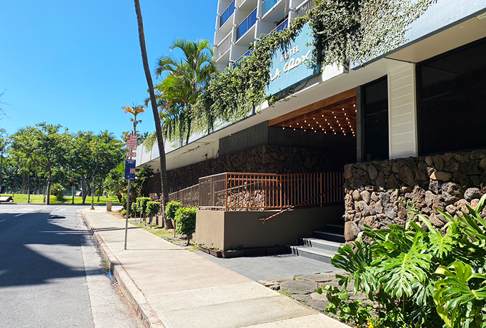 ラ クロワ ホテルの送迎場所