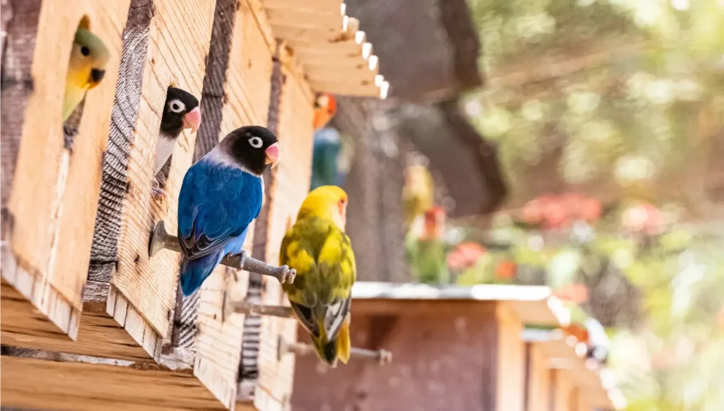 バードケージのインコたち