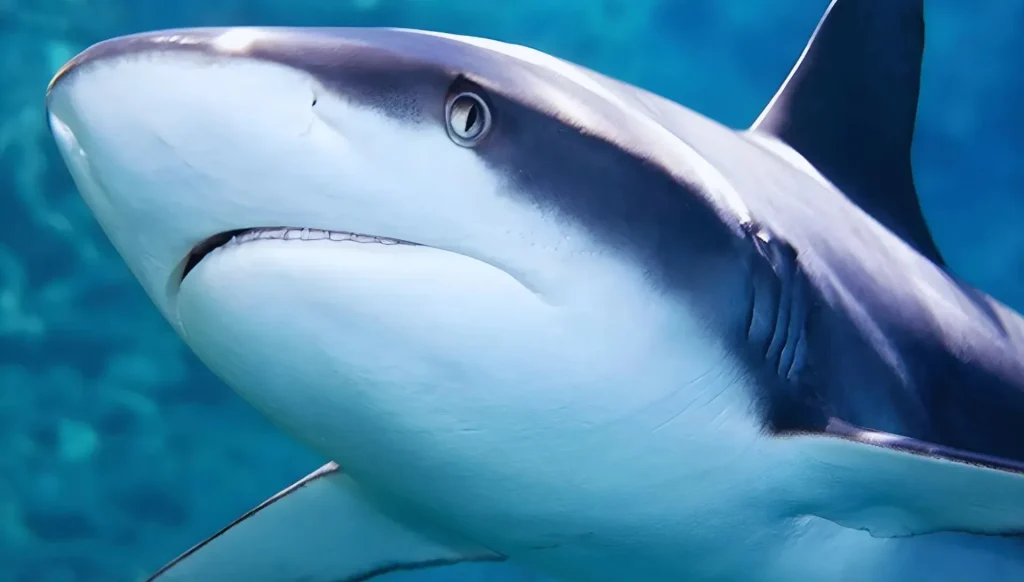 サメの横顔アップ