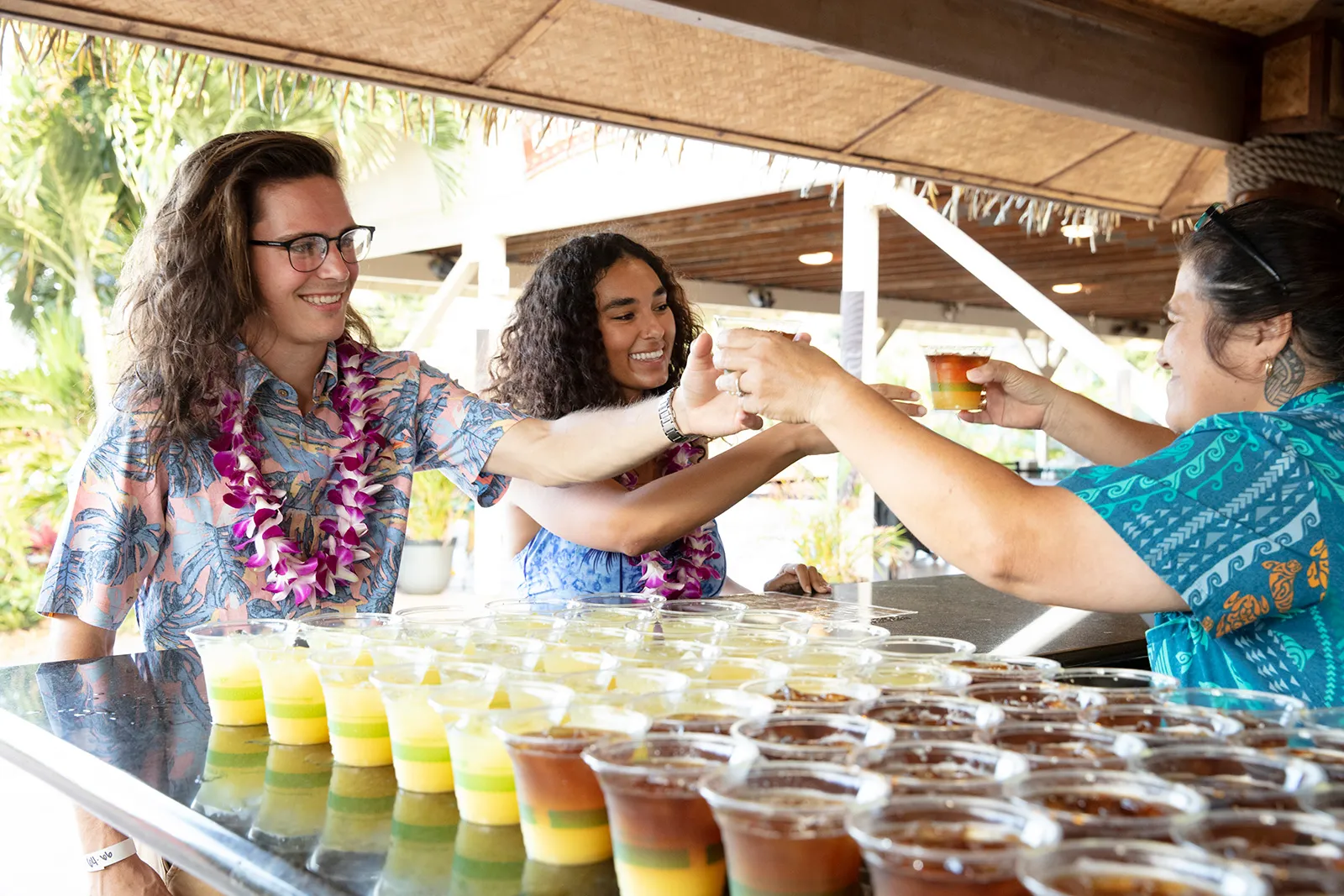 バーカウンターでもらうマイタイ