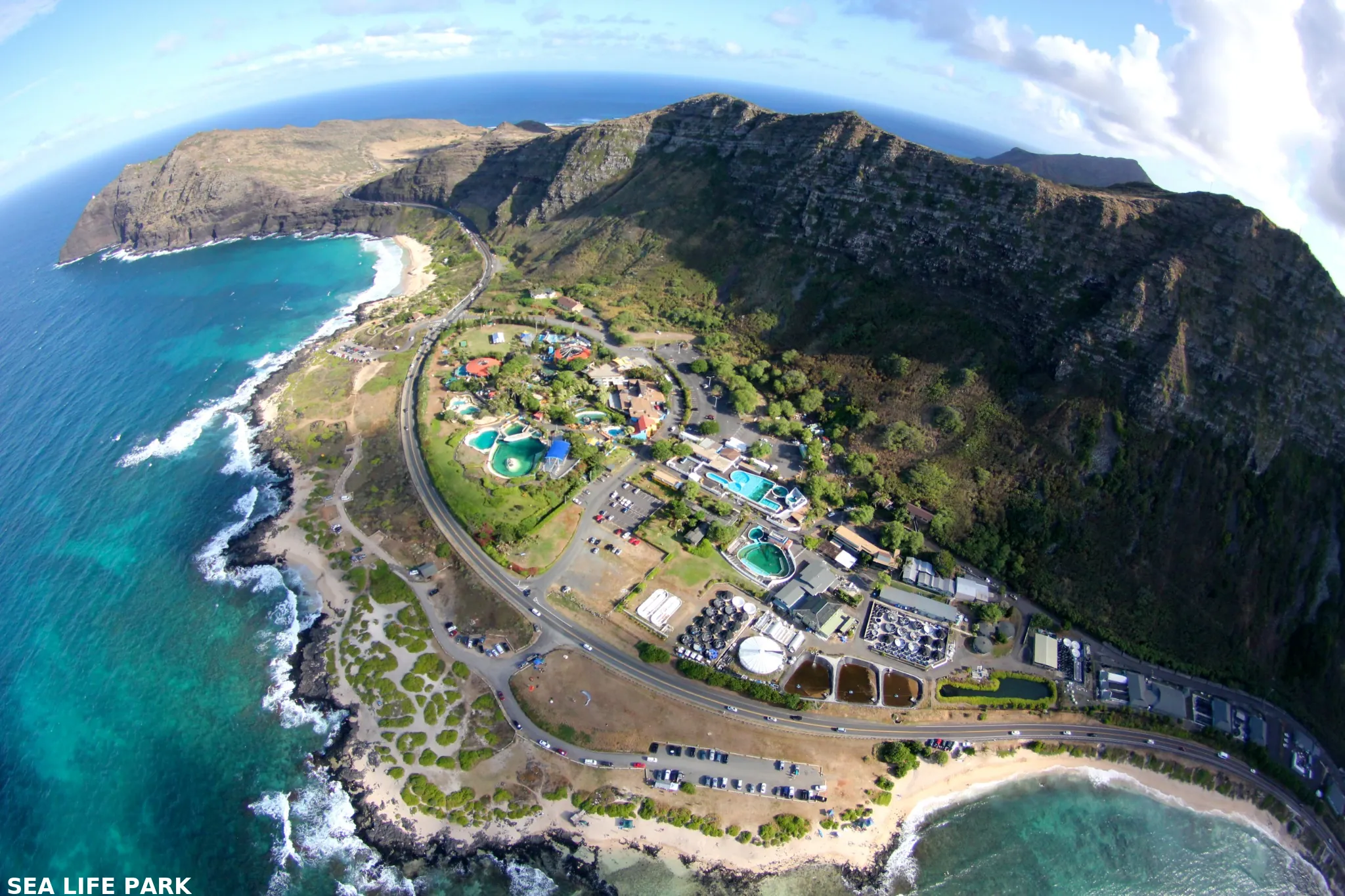 シーライフパークハワイ・空撮画像