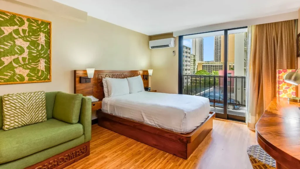 キャッスル バンブー ワイキキの一室